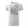 Ford Sierra RS 500 cosworth pánské automobilové tričko bílé