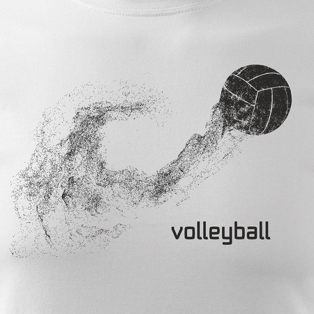 Volejbalové tričko Volleyball men's white REGULAR