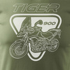 Triumph Tiger 900 pánské khaki tričko REGULAR motorka motorka