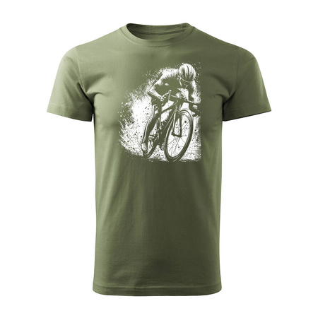 Cyklistický dres pro cyklisty cyklista cyklista cyklista pánský khaki REGULAR