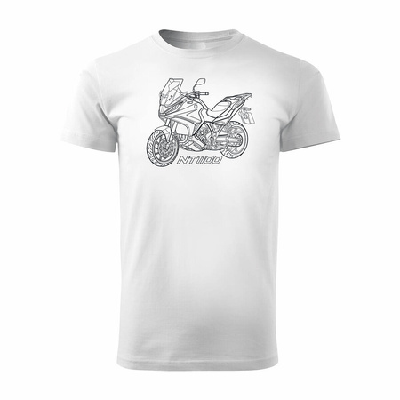 Honda NT 1100 pánské tričko na motorku bílé REGULAR