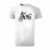 BMW GS F850 pánské tričko na motorku bílá