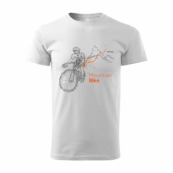 MTB dres na horské kolo pánský bílý REGULAR