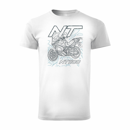 Honda NT 1100 pánské tričko na motorku bílé REGULAR