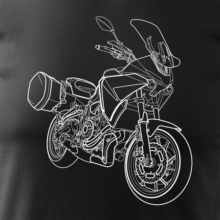 Yamaha Tracer 7 700 pánské tričko na motorku černé