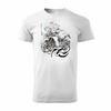 BMW GS F850 pánské tričko na motorku bílá