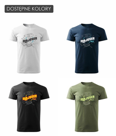 Tričko pro údržbáře, tesaře a automechaniky pánské černé REGULAR