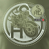 SHL M04 M11 M17 pánské khaki tričko REGULAR na motorku na motorce