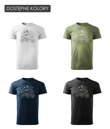 Ducati Multistrada V2S pánské námořnicky černé tričko REGULAR na motorku