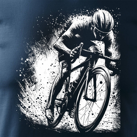 Tričko s cyklistou cyklista cyklista cyklista cyklista cyklista pánské tmavě modré REGULAR