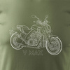 Yamaha V MAX VMAX pánské khaki tričko REGULAR na motorku
