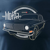 Tričko s nápisem Volga Volga Gaz auto PRL legend pánské tmavě modré REGULAR