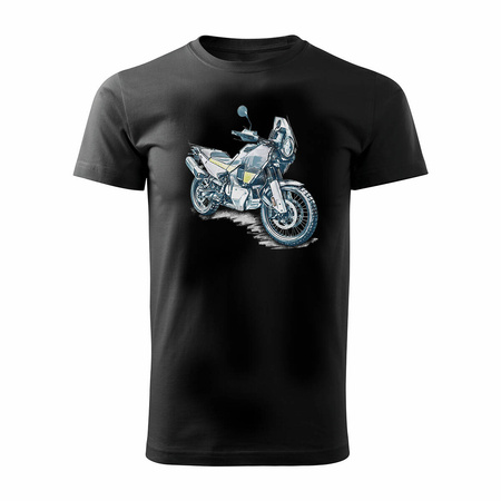 Husqvarna Norden 901 pánské tričko na motorku černé REGULAR