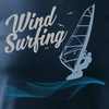 Výprodej - pánské tričko na windsurfing námořnická modrá REGULAR