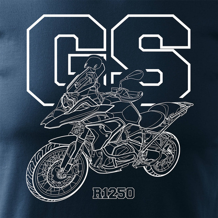 Výprodej - BMW GS 1250 ADVENTURE pánské tmavě modré tričko REGULAR motorka motorka