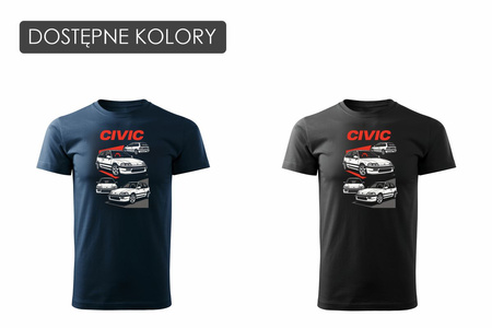 Honda Civic 4 IV legends pánské černá tričko REGULAR