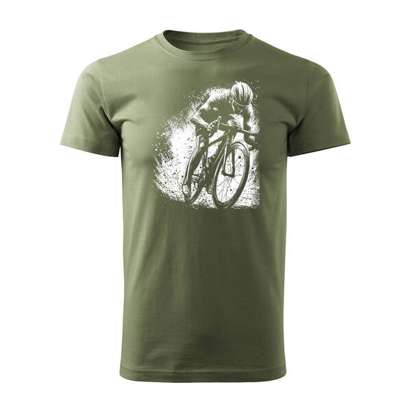 Cyklistický dres pro cyklisty cyklista cyklista cyklista pánský khaki REGULAR