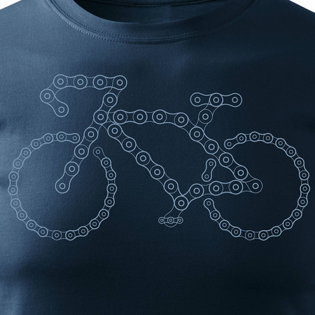 MTB pánský MTB dres na silniční kolo tmavě modrý REGULAR