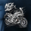 Honda NC 750 X NC750X pánské námořnicky modré tričko na motorku REGULAR
