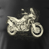 Honda Africa Twin CRF1100L pánské tričko na motorku černé