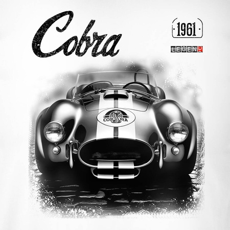 Roadster AC Cobra sběratelské tričko pánské bílé REGULAR