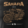 BMW Sahara Legend pánské tričko na motorku černé