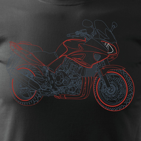 Honda CBF 1000 pánské tričko na motorku černé REGULAR