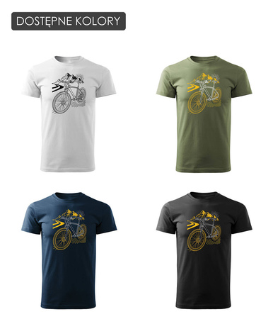 MTB Mountain Bike pánský khaki dres REGULAR pro horská kola