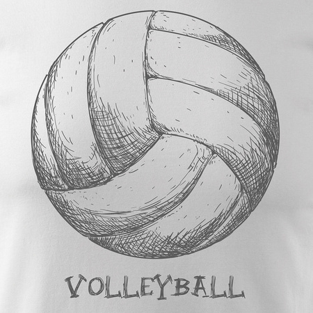 Volejbalové tričko Volleyball men's white REGULAR