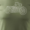 Indian Scout Bobber pánské khaki tričko REGULAR na motorku