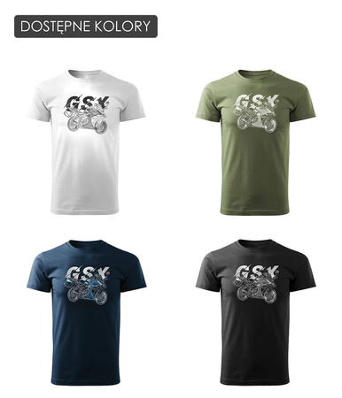 Suzuki GSX 1000 GT pánské tričko na motorku černé REGULAR