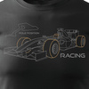 Pánské tričko Formula 1 F1 Formula car černé REGULAR