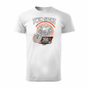 Tričko s motorkou Jawa 350 TR Jawa PRL legends pánské bílé REGULAR