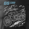 Motorka tričko BMW GS R 1300 sběratelské pánské černé REGULAR