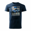 Alfa Romeo Giulia Quadrifoglio pánské tmavě modré tričko s motivem auta REGULAR
