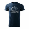 Renault T Evolution truck tričko dárek pro řidiče kamionu TIR pánské tmavě modré