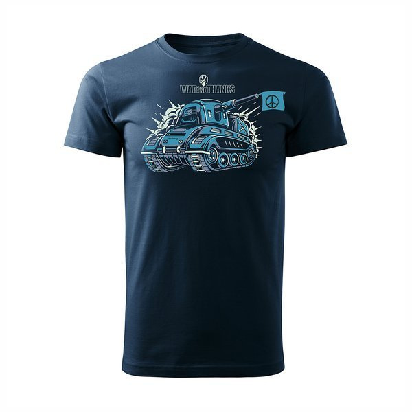 Výprodej - World of Tanks parodie pánské námořnické modré tričko REGULAR