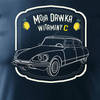 Citroen auto Tričko Citroen DS 19 21 23 ID 19 21 pánské tmavě modré