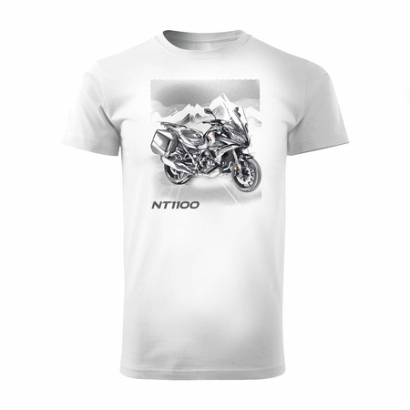 Honda NT 1100 pánské tričko na motorku bílé REGULAR