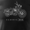 Royal Enfield Classic 650 Legend pánské černé tričko s motivem motorky