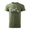 Honda Africa Twin CRF1100L khaki pánské tričko s motivem motocyklu