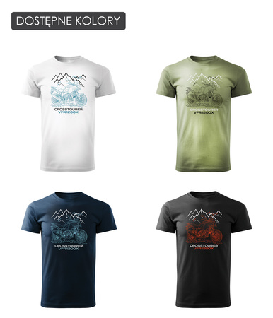 Honda VFR 800 X Stroke pánské námořnicky modré tričko na motorku REGULAR