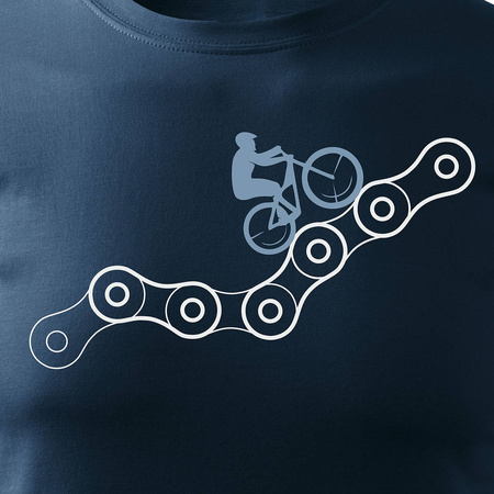 MTB pánský dres na horské kolo tmavě modrý REGULAR