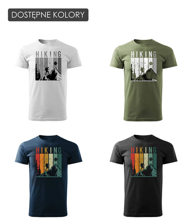 Outdoorové tričko pro turisty Tatra trekking pánské tmavě modré REGULAR