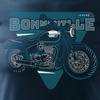 Triumph Bonneville pánské námořnicky modré tričko REGULAR motorka motorka