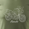 Suzuki Bandit 600 1200 750 pánské khaki tričko na motorku REGULAR