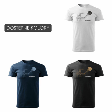 Volejbalové tričko Volleyball pánské černé REGULAR