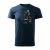 Honda Africa Twin CRF1100L pánské tmavě modré tričko na motorku REGULAR