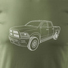 Výprodej - Dodge Raam pánské khaki tričko REGULAR s autem Dodge Raam