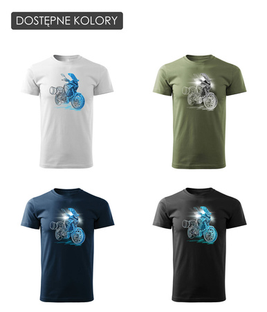 Yamaha Tracer 7 700 pánské tričko na motorku černé